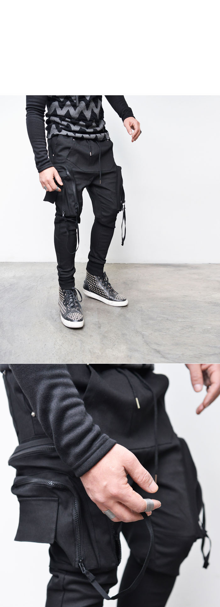 baggy cargo sweatpants